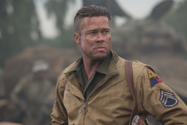 Wardaddy (Brad Pitt) in Columbia Pictures' FURY.