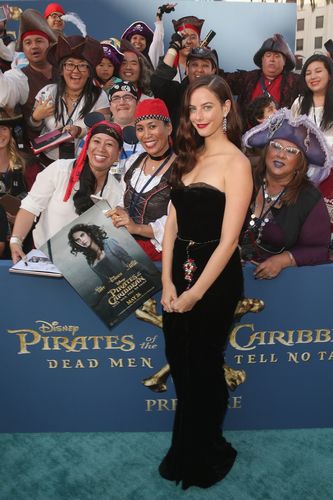 at the Premiere of Disneys and Jerry Bruckheimer Films Pirates of the Caribbean: Dead Men Tell No Tales, at the Dolby Theatre in Hollywood, CA with Johnny Depp as the one-and-only Captain Jack in a rollicking new tale of the high seas infused with the elements of fantasy, humor and action that have resulted in an international phenomenon for the past 13 years. May 18, 2017 in Hollywood, California.