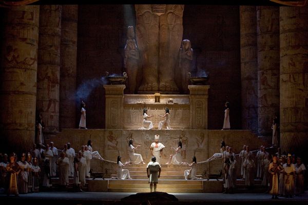 A scene from Verdi's "Aida". Photo: Marty Sohl/Metropolitan Opera