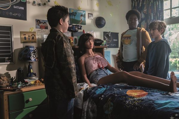 (from left) Thor (Brady Noon), Lucas (Keith L. Williams) and Max (Jacob Tremblay) in Good Boys, written by Lee Eisenberg and Gene Stupnitsky and directed by Stupnitsky.
