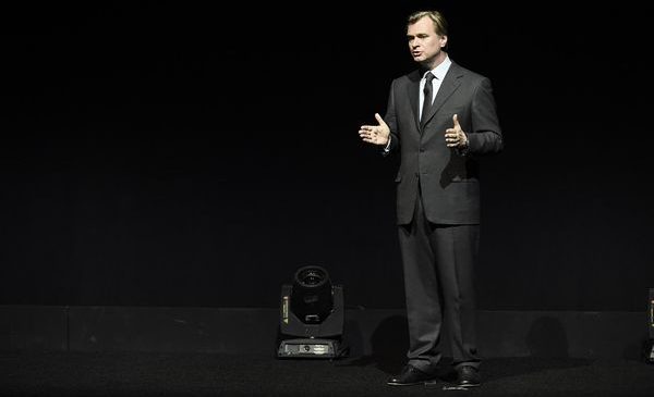 Director Christopher Nolan speaks at Warner Bros. Pictures "The Big Picture" at 2017 CinemaCon on Wednesday, March 29, 2017, in Las Vegas. (Photo by Dan Steinberg/Invision for Warner Bros./AP Images)