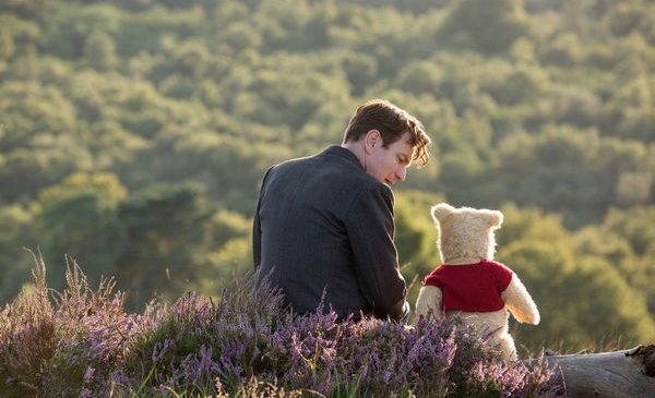 Christopher Robin. (Ewan McGregor) with his long time friend Winnie the Pooh in Disney’s live-action adventure CHRISTOPHER ROBIN.