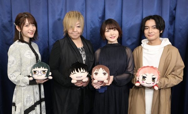 4ショット写真（緒方・花澤・小松・榎木）