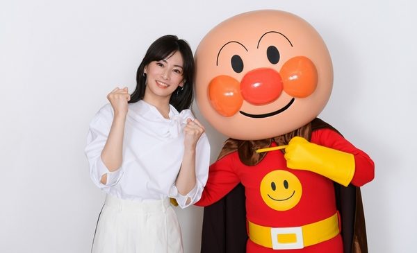 北川さん＆アンパンマン2ショット