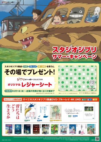 スタジオジブリ サマー・キャンペーン！＜ジブリがいっぱい 