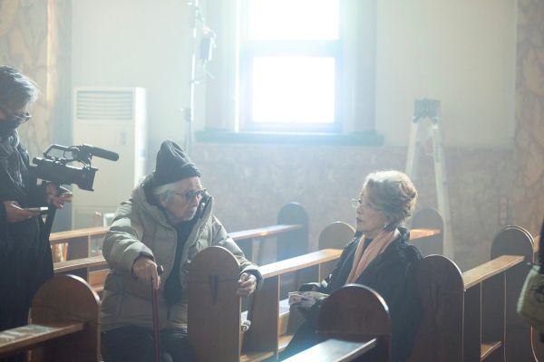 ＜1107_17時解禁＞★『TOKYOタクシー』：メイキング画像（山田監督＆倍賞千恵子）2