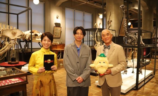 ①３S+ヒゲじい【写真左からMCの廣瀬智美アナウンサー、ゲストの相葉雅紀さん、岩合光昭さん】_電子透かしあり