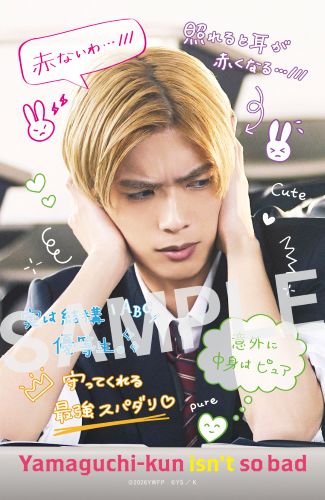 【5月29日(金)朝７時 解禁】「山口くんの コワモテor照れ 両面ギャップカード_裏