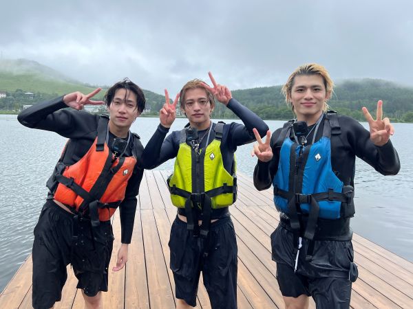 SUP（橋本、猪俣、篠塚）