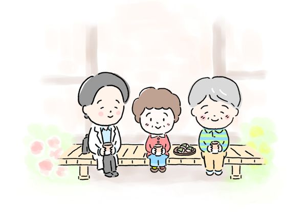 ★【7月28日(火)朝7時解禁】映画『ぼけ日和』3ショットイラスト