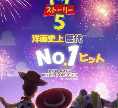 ☆『トイ・ストーリー５』：週末3日間で洋画史上No.1